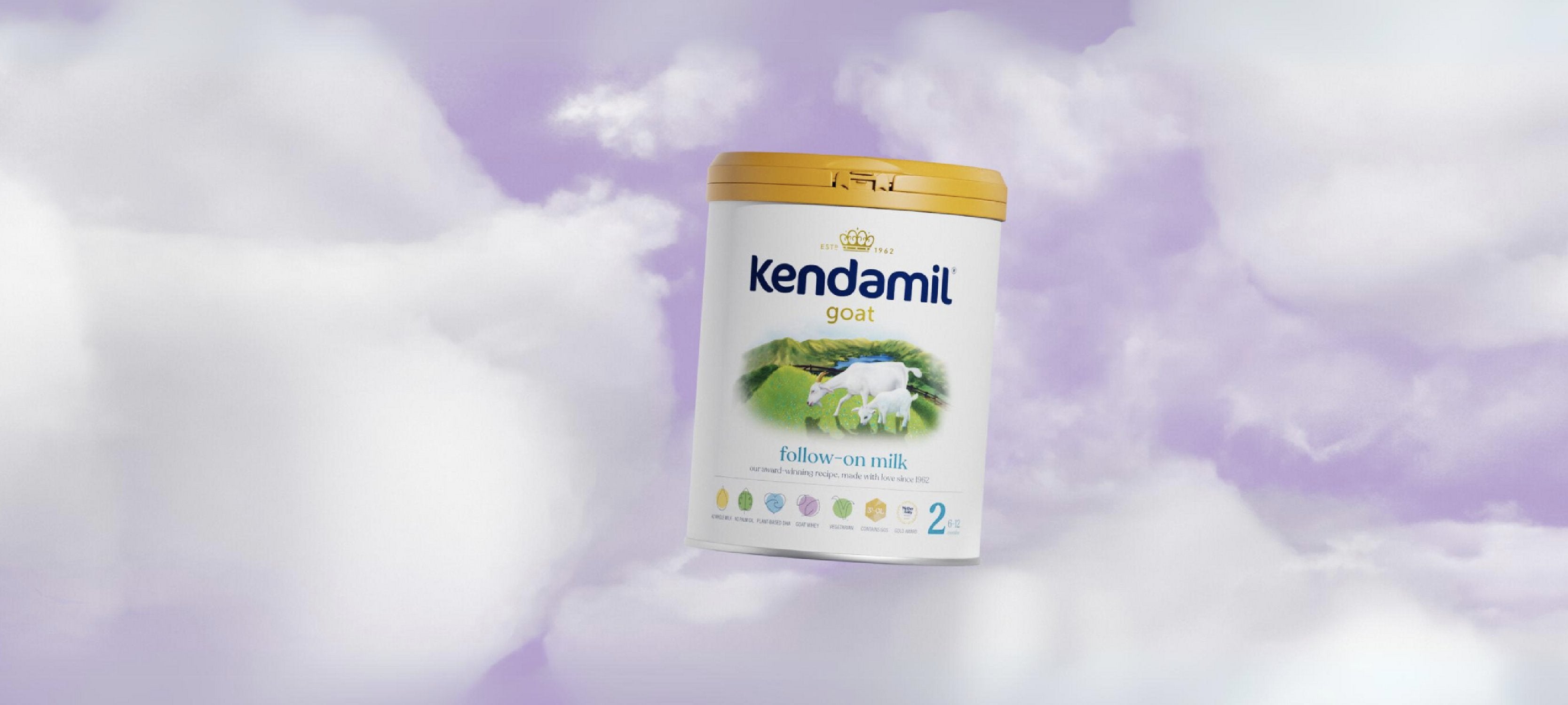 Baby's hand - Kendamil Goat Baby formula collection