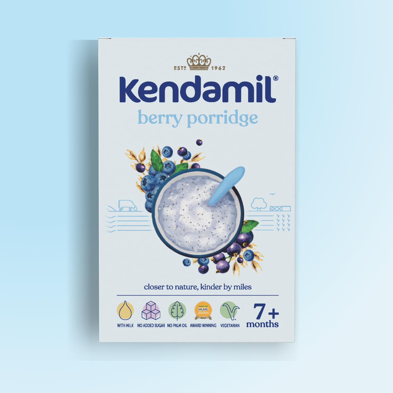 5-Pack Berry Baby Porridge (7+ months, 25 servings)