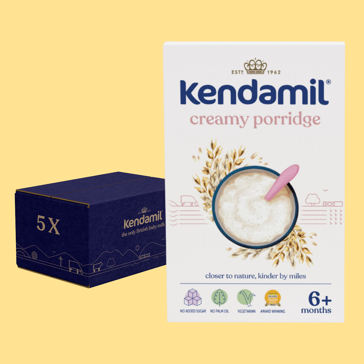 5-Pack Creamy Baby Porridge (6+ months)