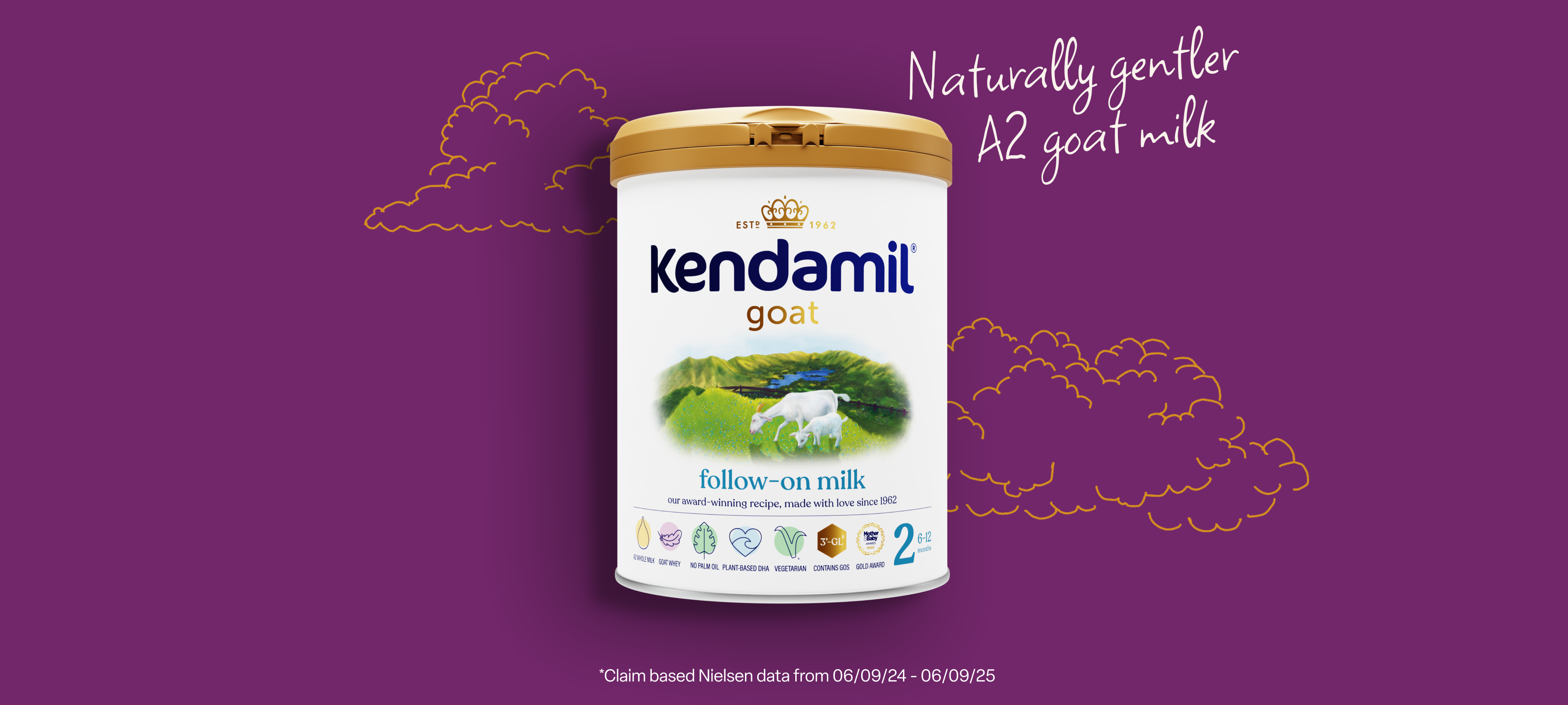 Baby's hand - Kendamil Goat Baby formula collection