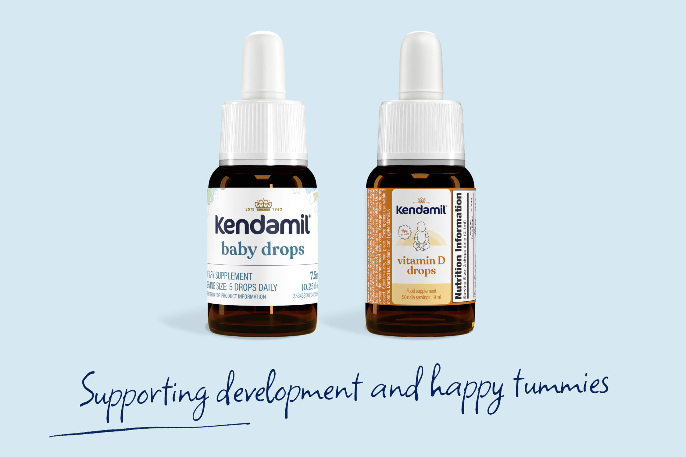 Baby's hand - Kendamil Baby formula collection