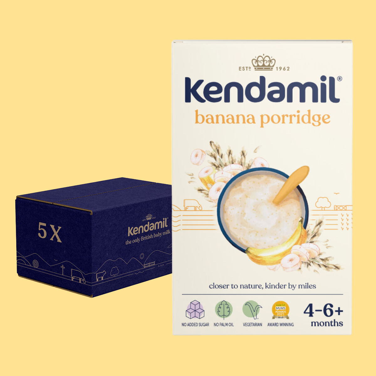 5-Pack Banana Baby Porridge (4+ months)
