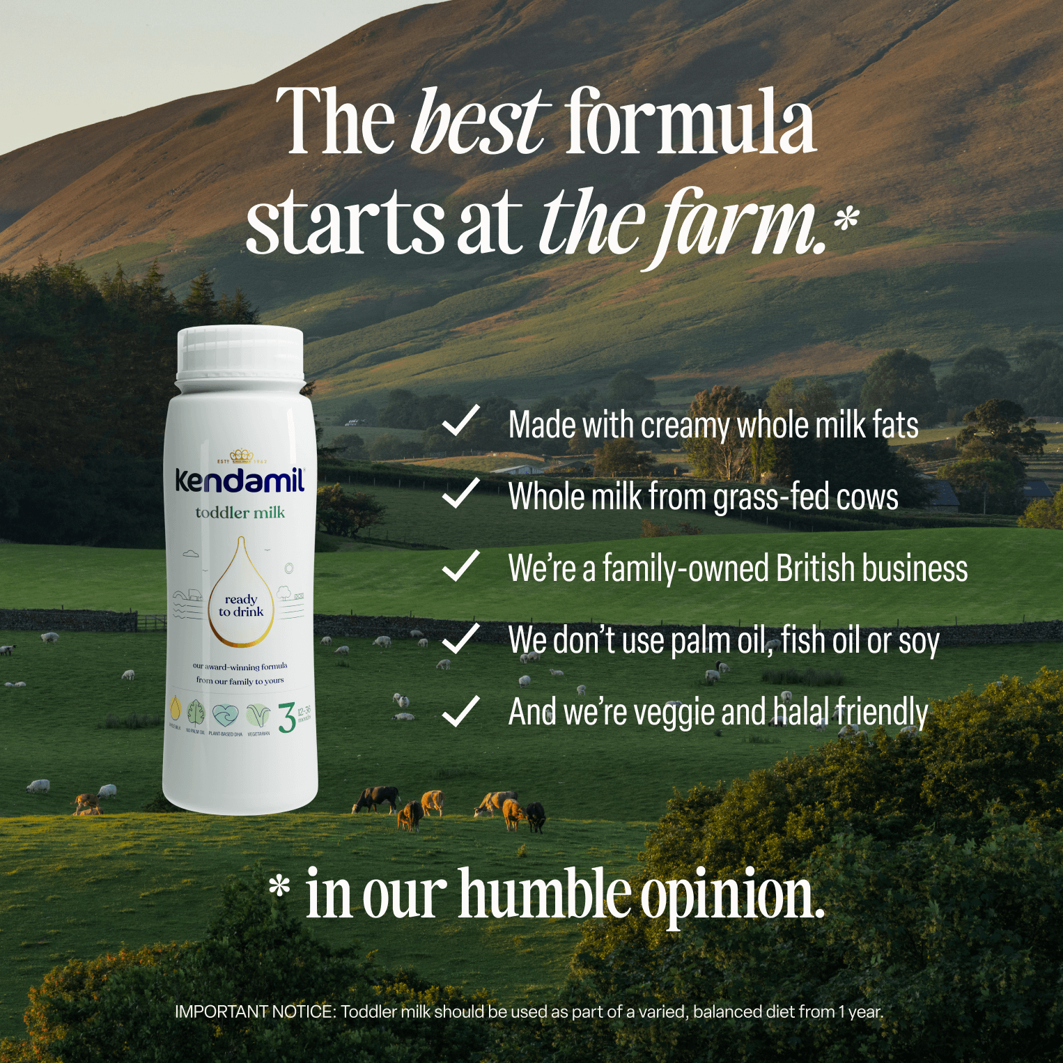 6x200ml Classic Ready to Feed Toddler Milk