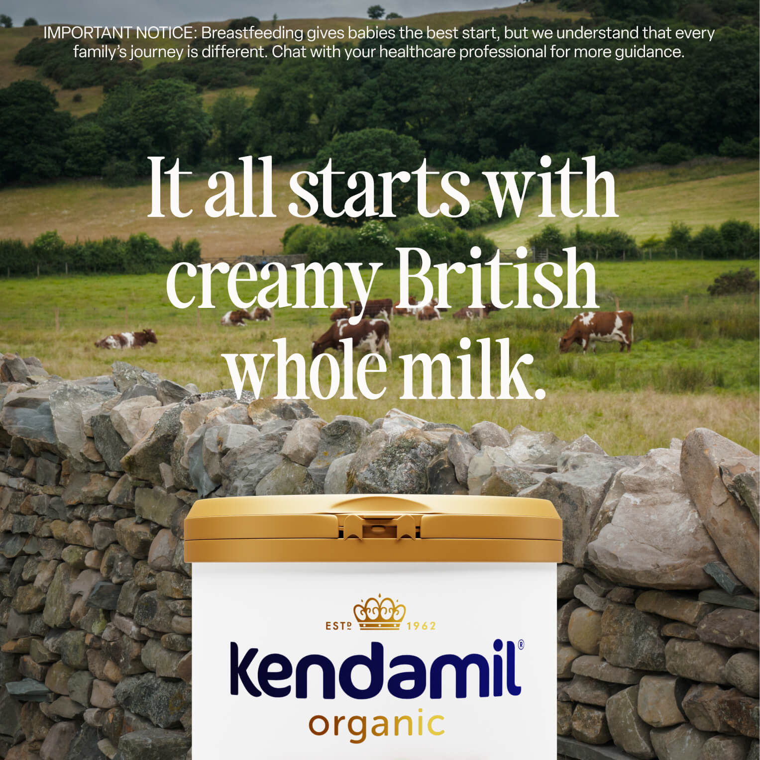 Organic Baby Milk | First Infant Milk | Infant Formula | Kendamil