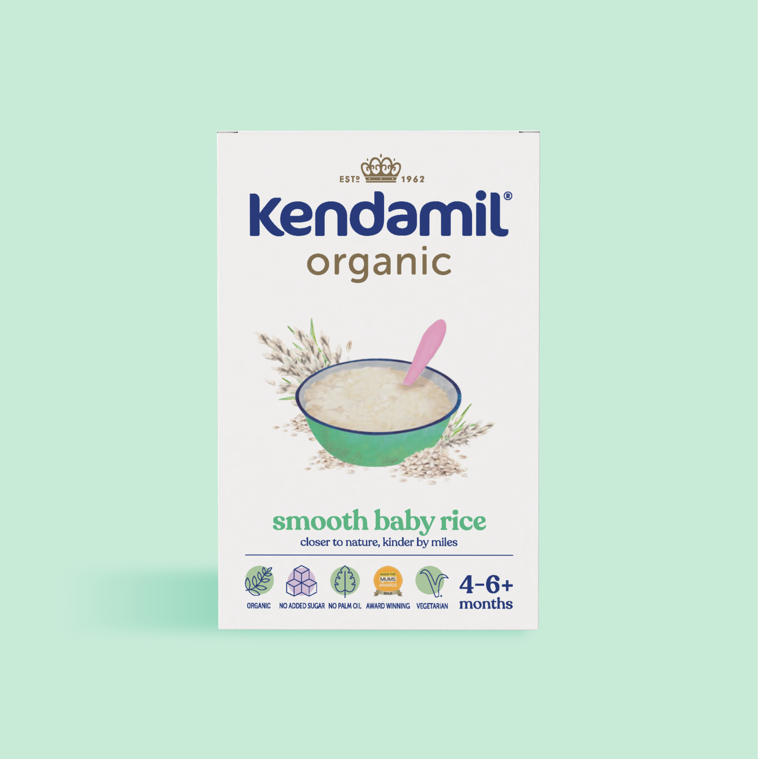Organic Smooth Baby Rice Cereal | Baby Rice | Kendamil