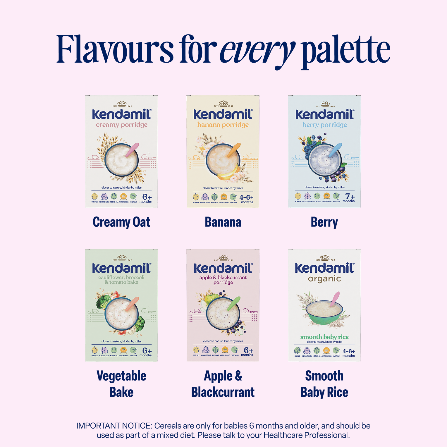 5-Pack Apple and Blackcurrant Baby Porridge (6+ months)